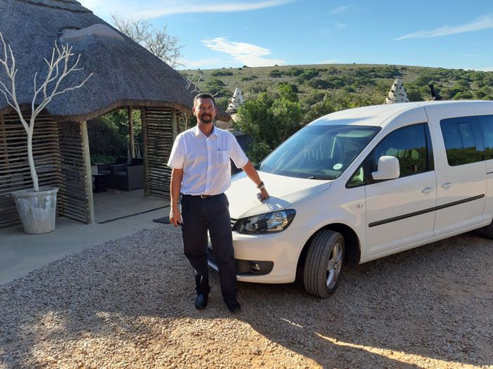 Executive Shuttles Driver and Vehicle